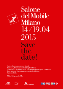 Cartel del Salone del Mobile 2015